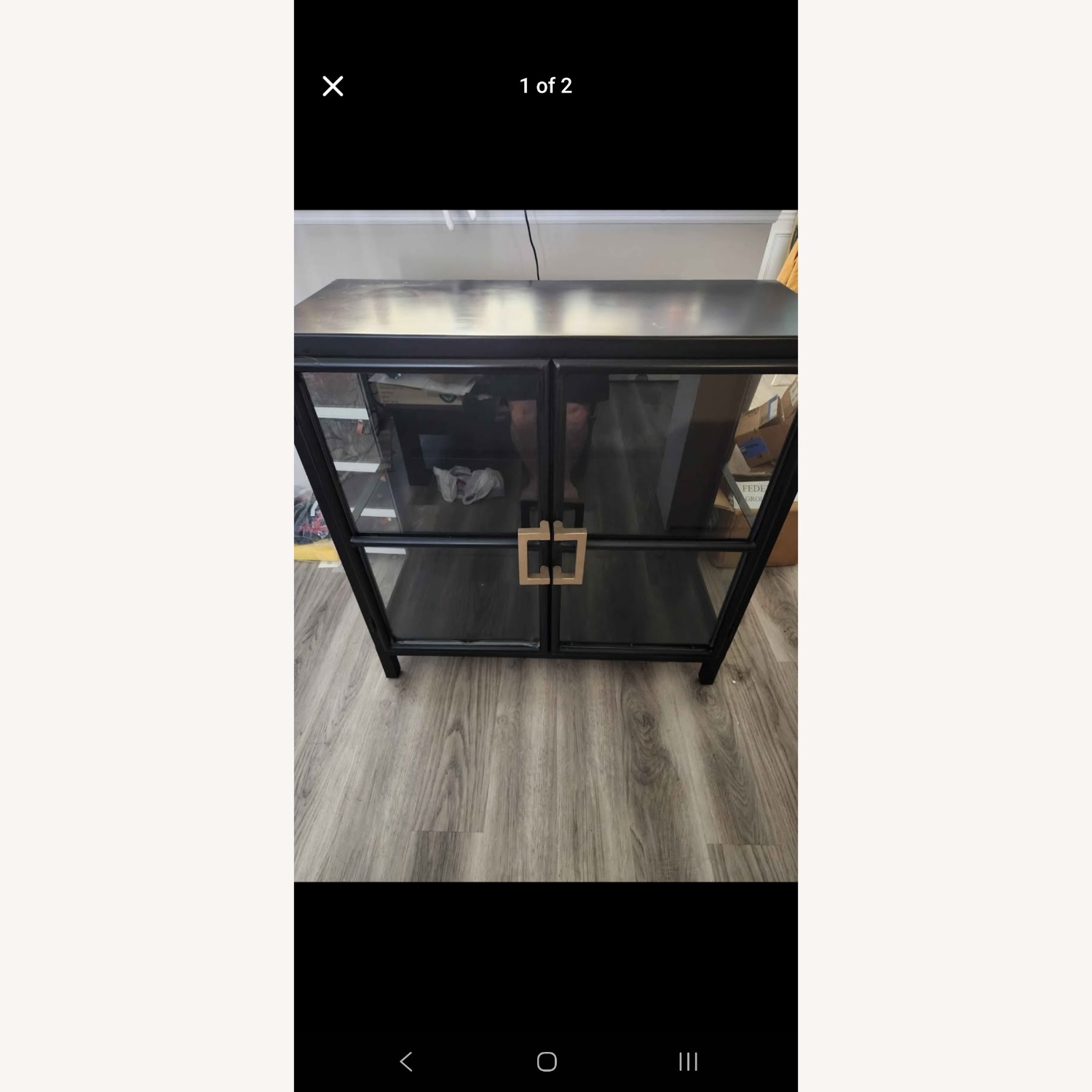 Black Metal Cabinet  - image-1