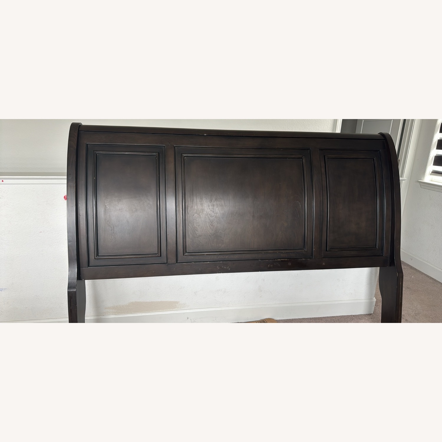 American Furniture Alliance Dark Brown King Bed - image-1