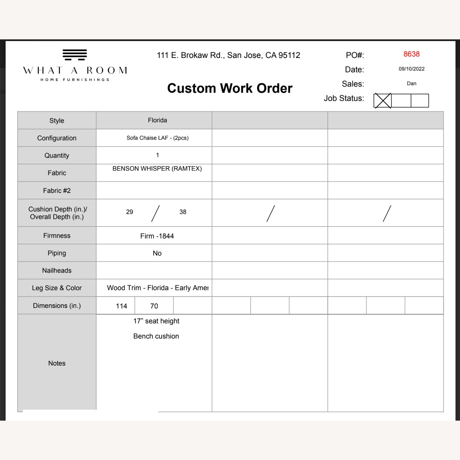 Light Gray Fabric Chaise Lounge - image-4