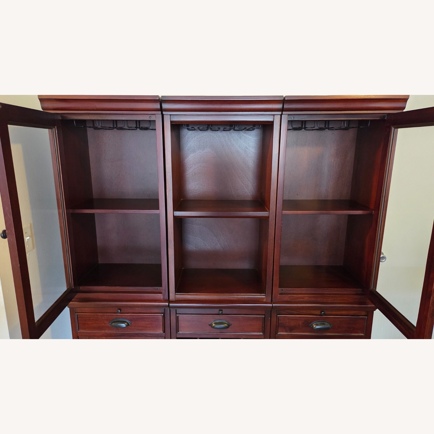 Pottery Barn Dark Brown Modular Bar System - image-6