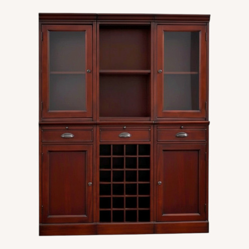 Used Pottery Barn Dark Brown Modular Bar System for sale on AptDeco