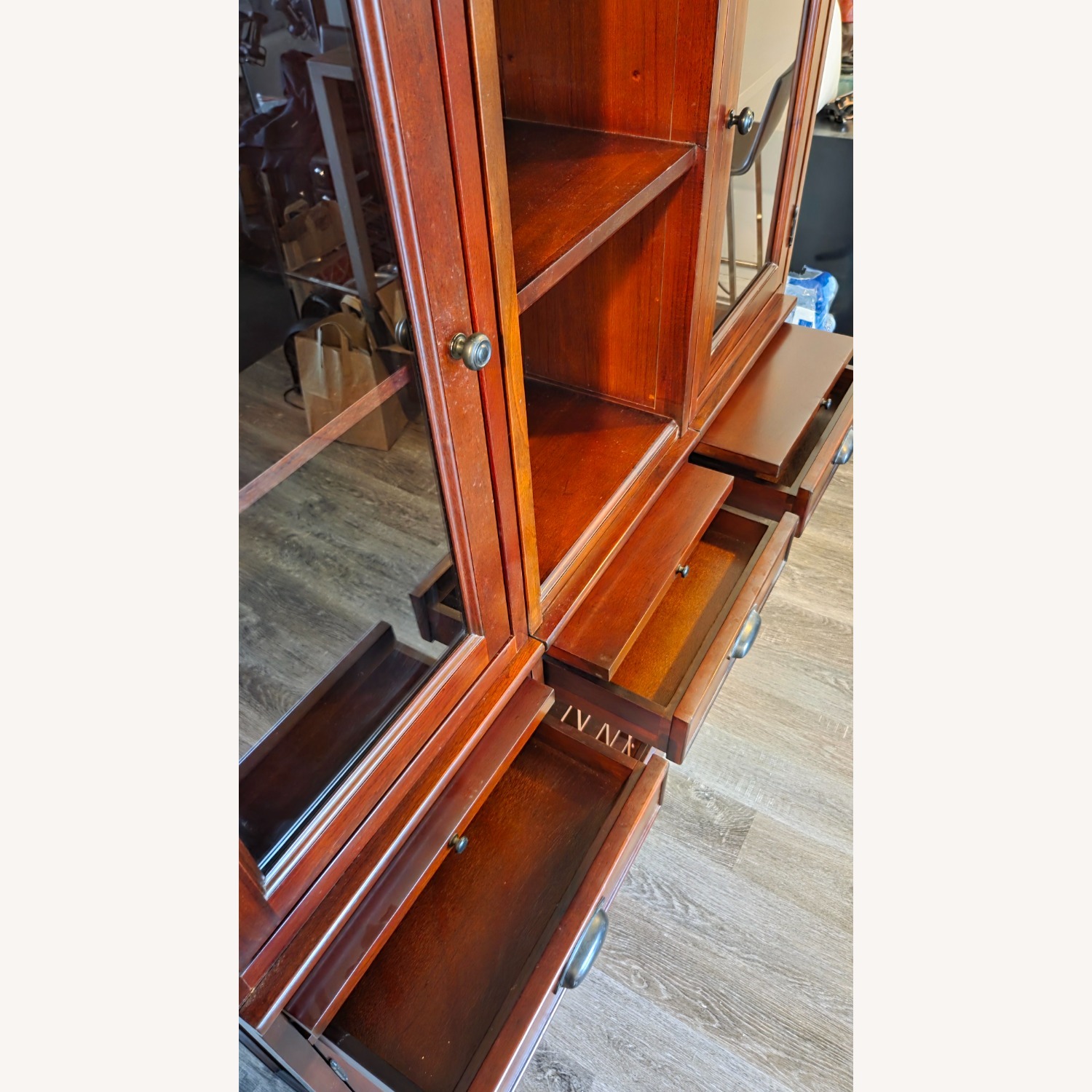 Pottery Barn Dark Brown Modular Bar System - image-2