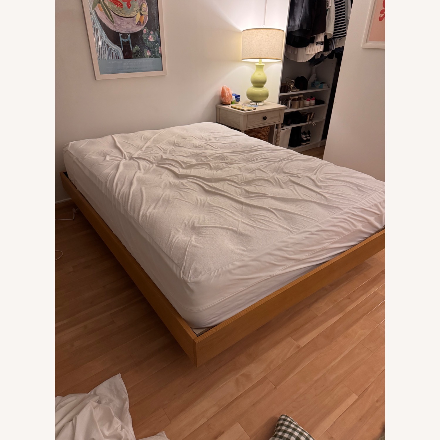 Article Basi Queen Bed Frame - Oak - image-4