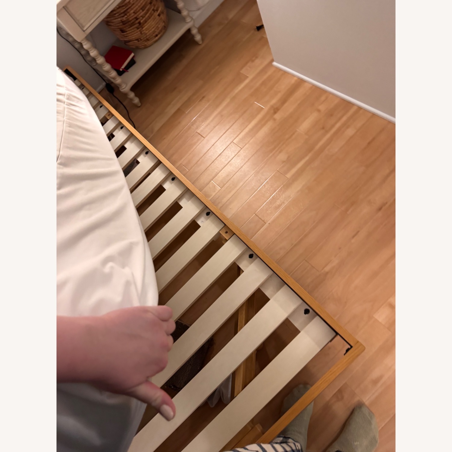 Article Basi Queen Bed Frame - Oak - image-6