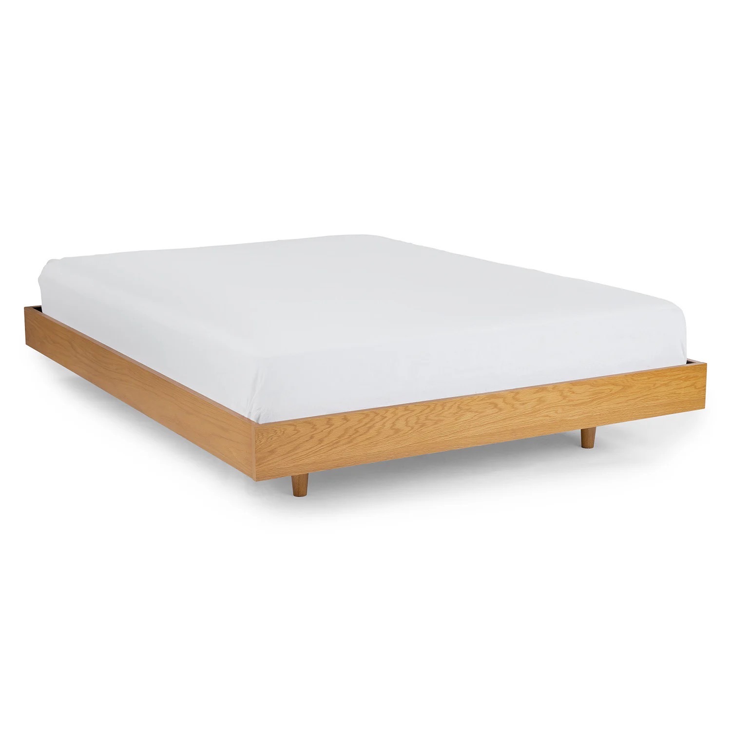 Article Basi Queen Bed Frame - Oak - image-1