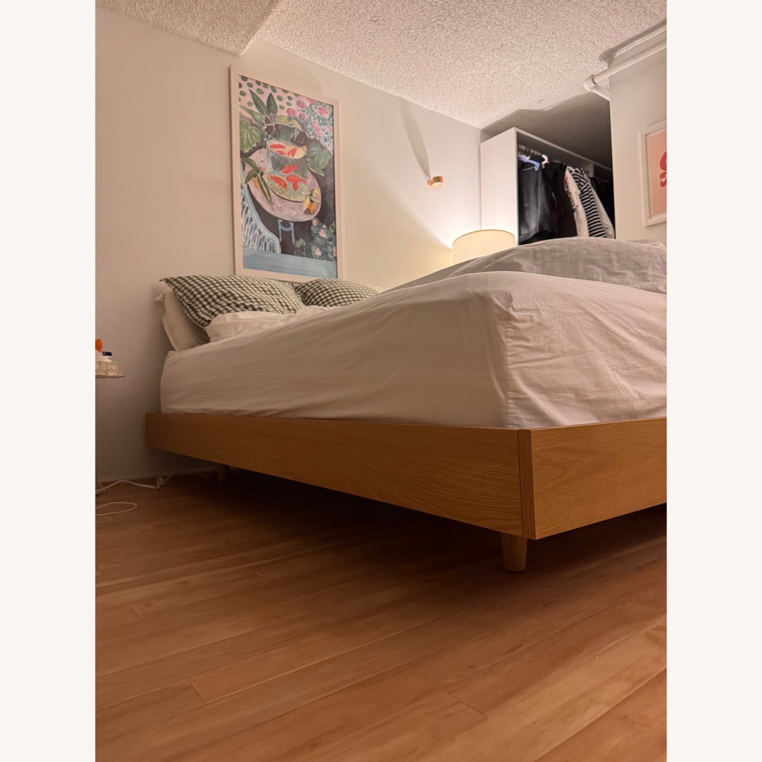 Article Basi Queen Bed Frame - Oak - image-3