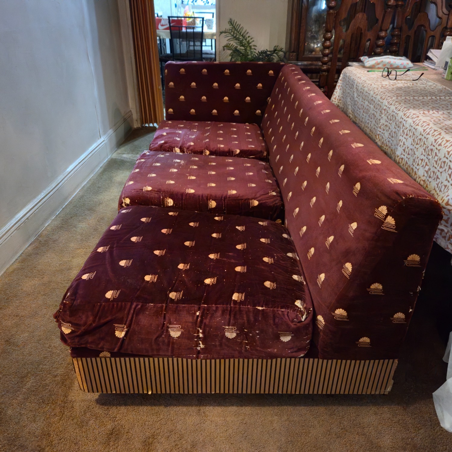 Comfort Design Red 3+ Piece Sectional - image-7