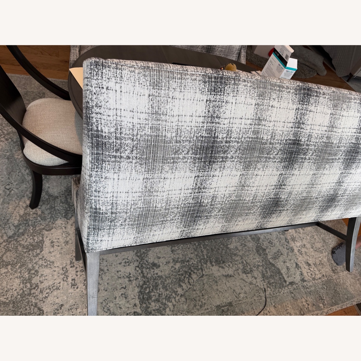 Ethan Allen Aldrich Fabric Chaise Lounge - image-3