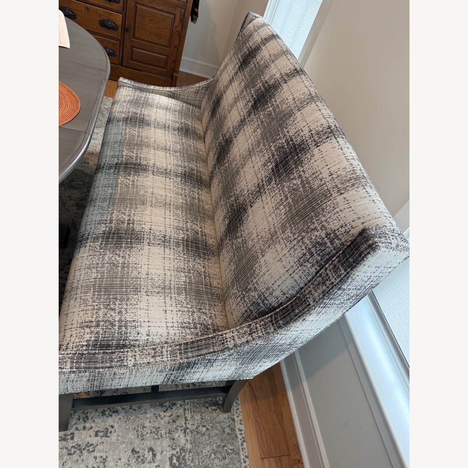 Ethan Allen Aldrich Fabric Chaise Lounge - image-1