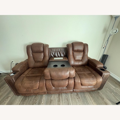 Used Ashley Furniture Dual Power Recliner 3 Seater Sofa  for sale on AptDeco