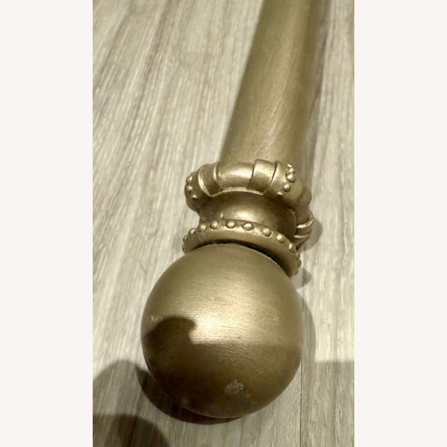 Ethan Allen Curtain Rod  – Antique Gold 102" - image-2
