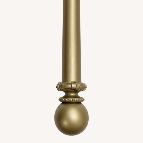 Used Ethan Allen Curtain Rod  – Antique Gold 102" for sale on AptDeco
