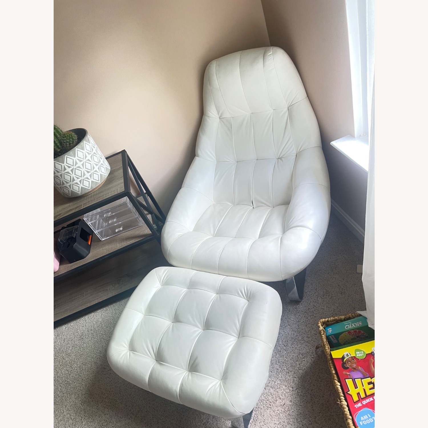 Percival Lafer Furniture White Accent Chair - image-3