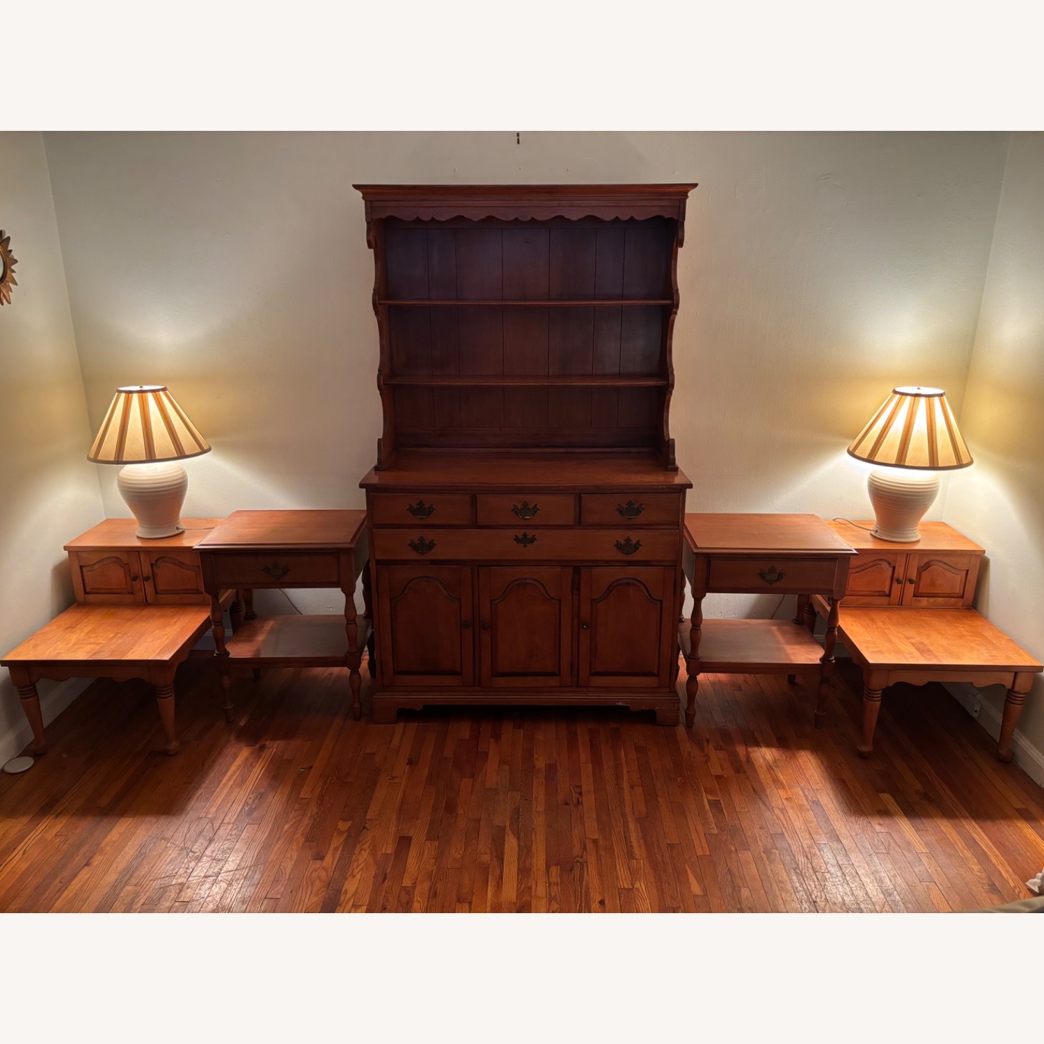 Natural Wood Sideboard - image-2