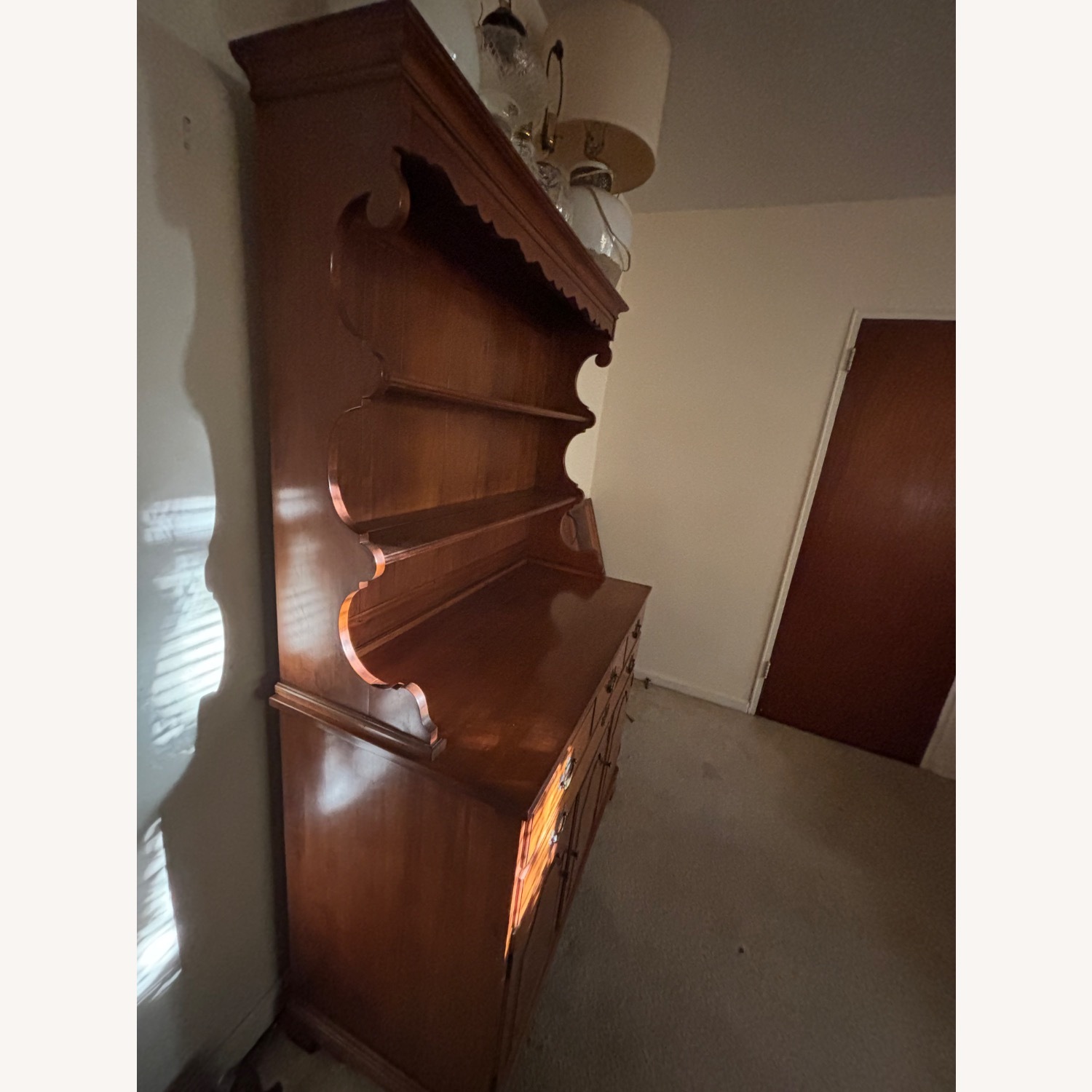 Natural Wood Sideboard - image-3