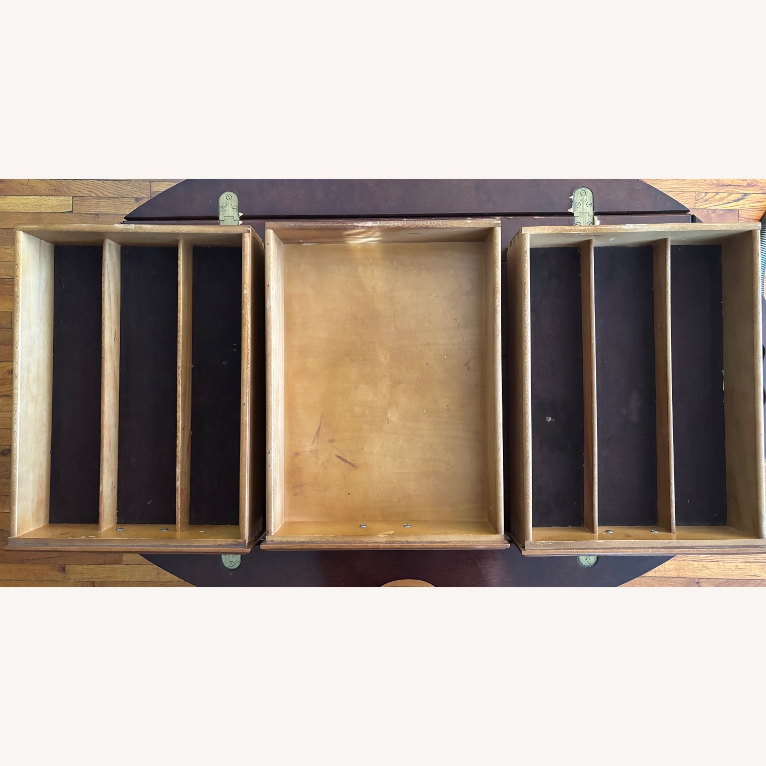 Natural Wood Sideboard - image-6