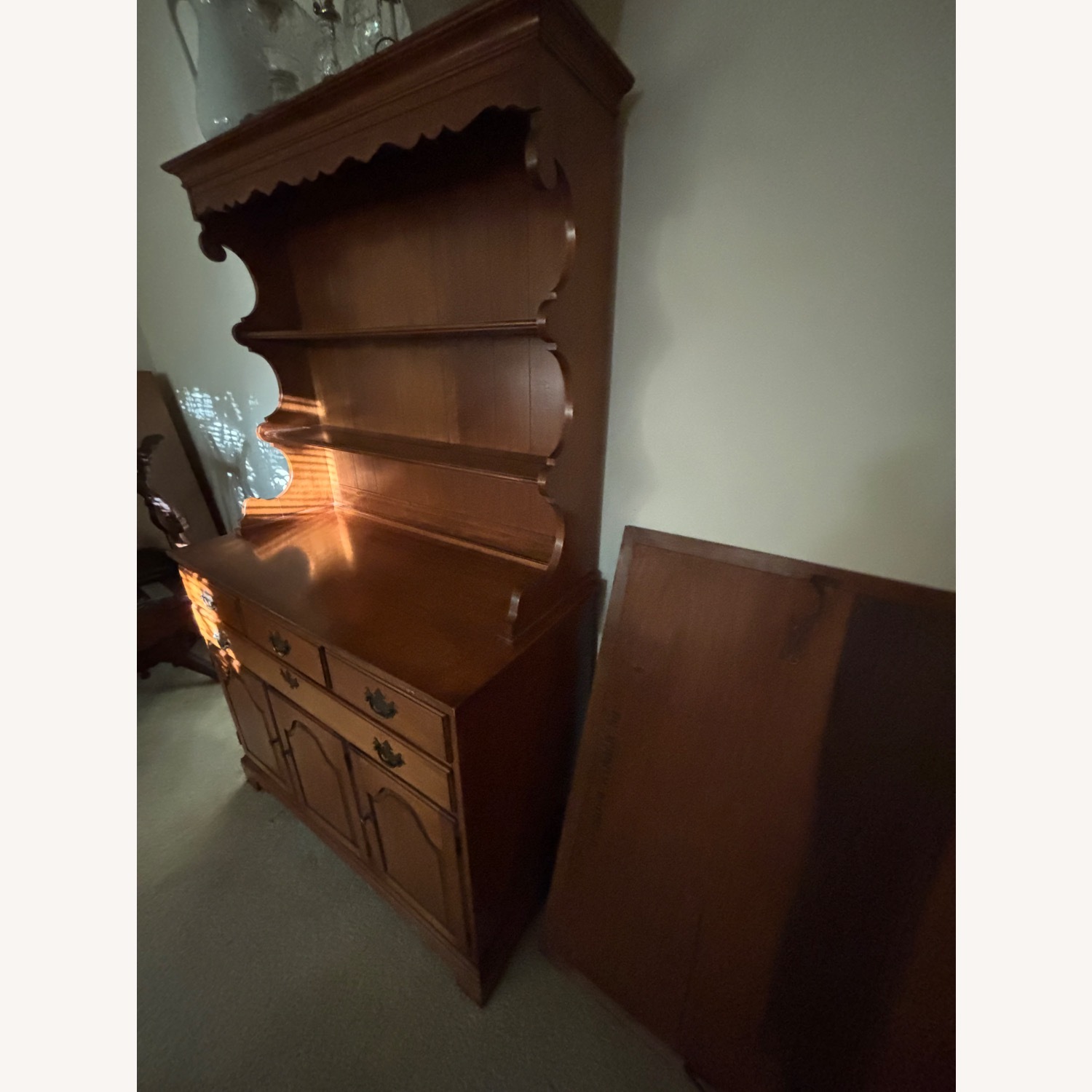 Natural Wood Sideboard - image-4