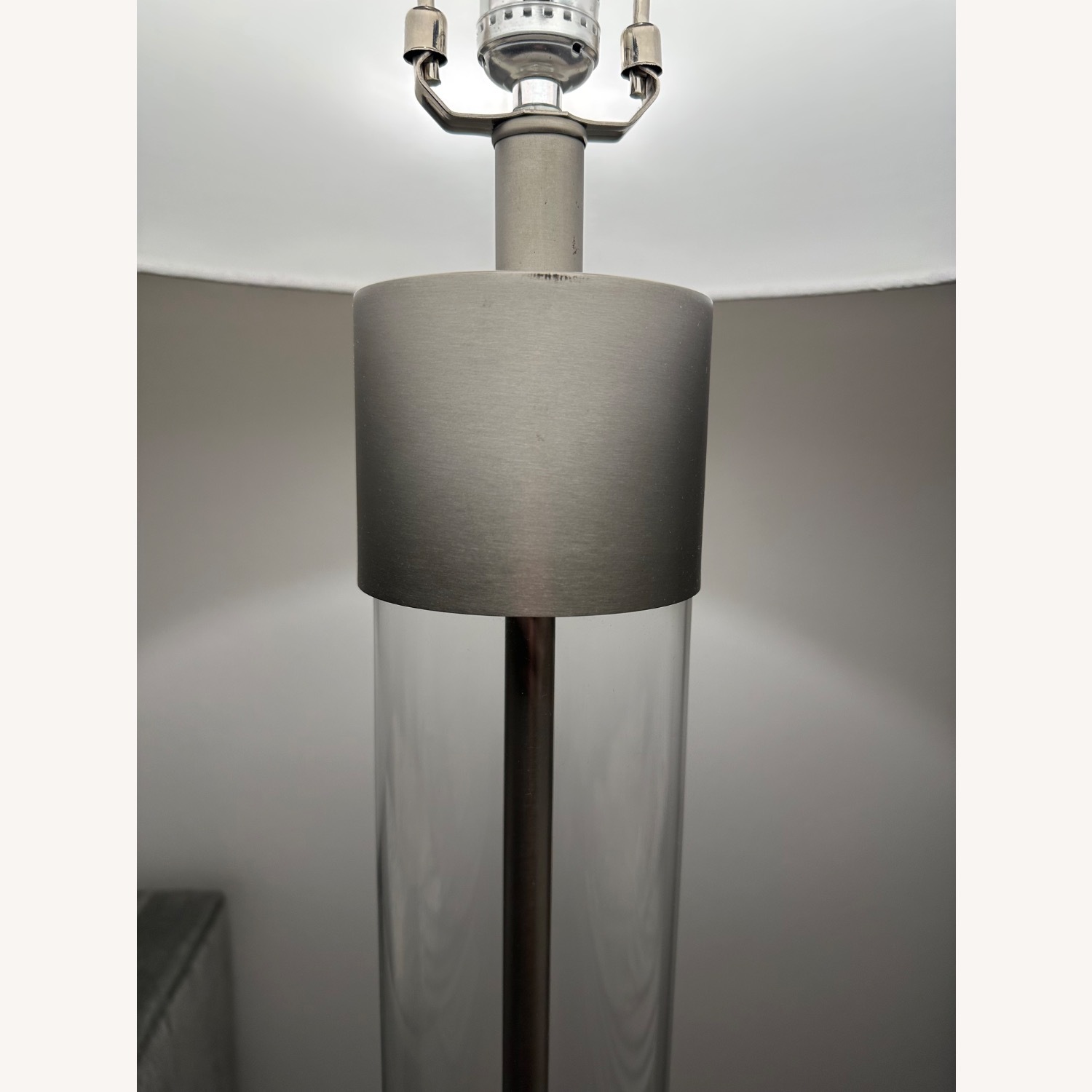 Crate & Barrel Silver Floor Lamp - image-2
