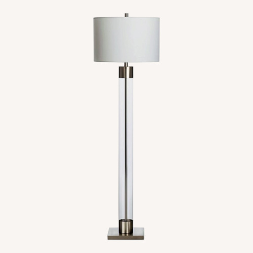 Used Crate & Barrel Silver Floor Lamp for sale on AptDeco