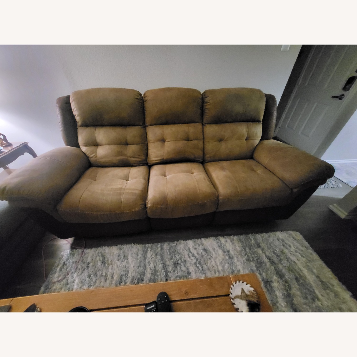 Montiglio Brown Reclining Sofa - image-2