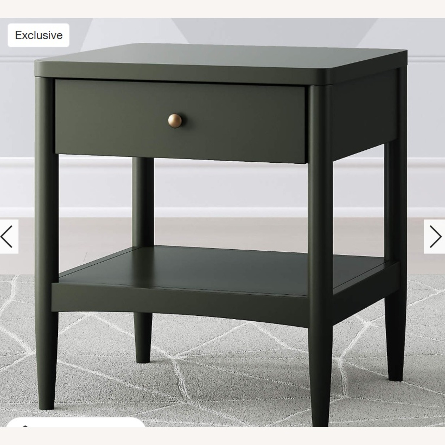 Crate & Kids Hampshire Olive Green Nightstand - image-3