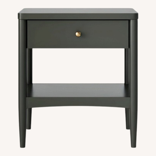 Used Crate & Kids Hampshire Olive Green Nightstand for sale on AptDeco