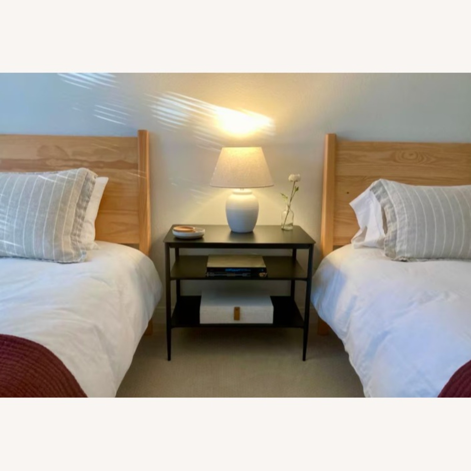 West Elm Percy Black Metal Side Table - image-4