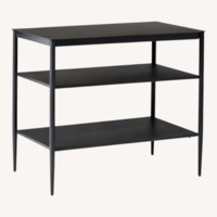 West Elm Percy Black Metal Side Table