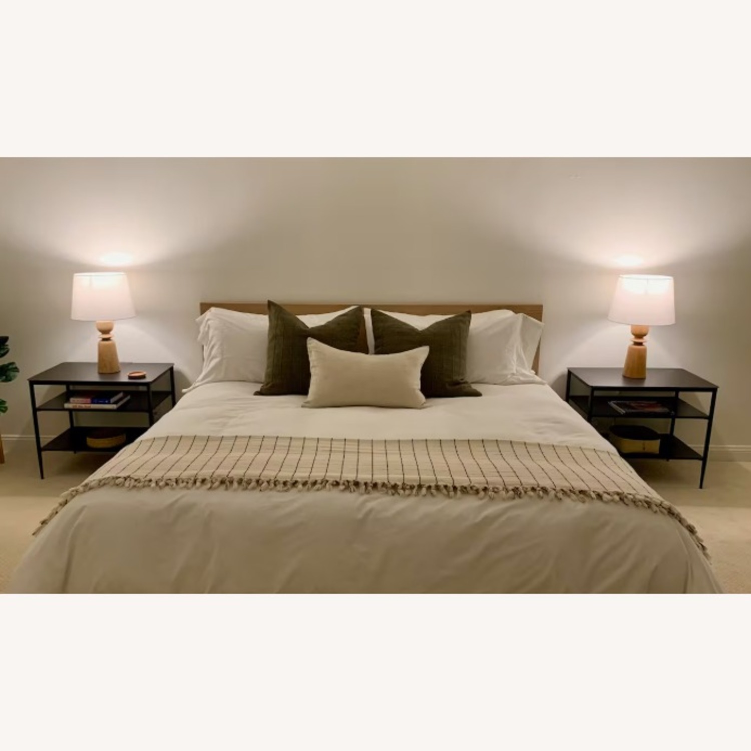 West Elm Percy Black Metal Side Table - image-5