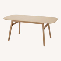 IKEA Voxlov Natural Bamboo Dining Table
