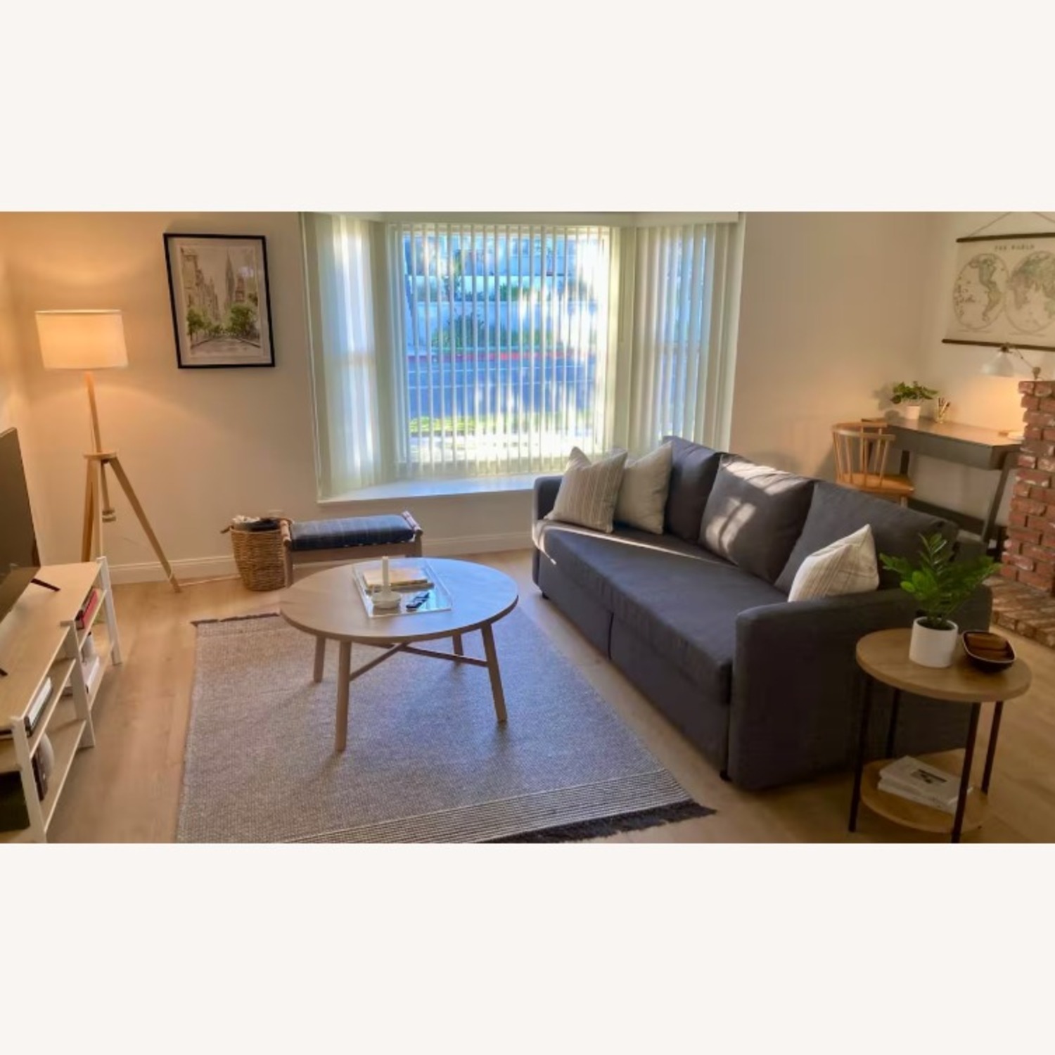 IKEA Friheten Sleeper Sofa - Skiftebo Dark Gray - image-7