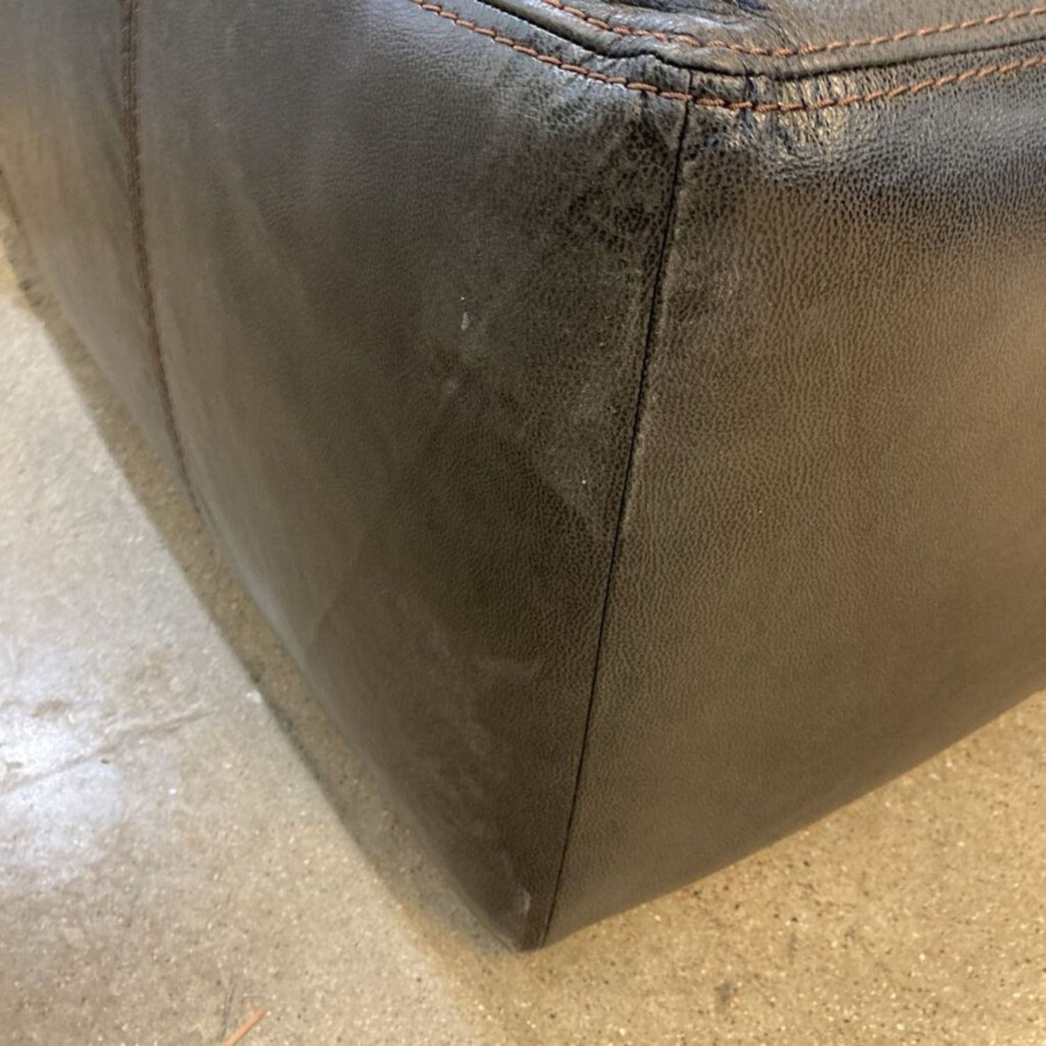 Italian Leather 2 Piece w Ottoman Sectional - image-14