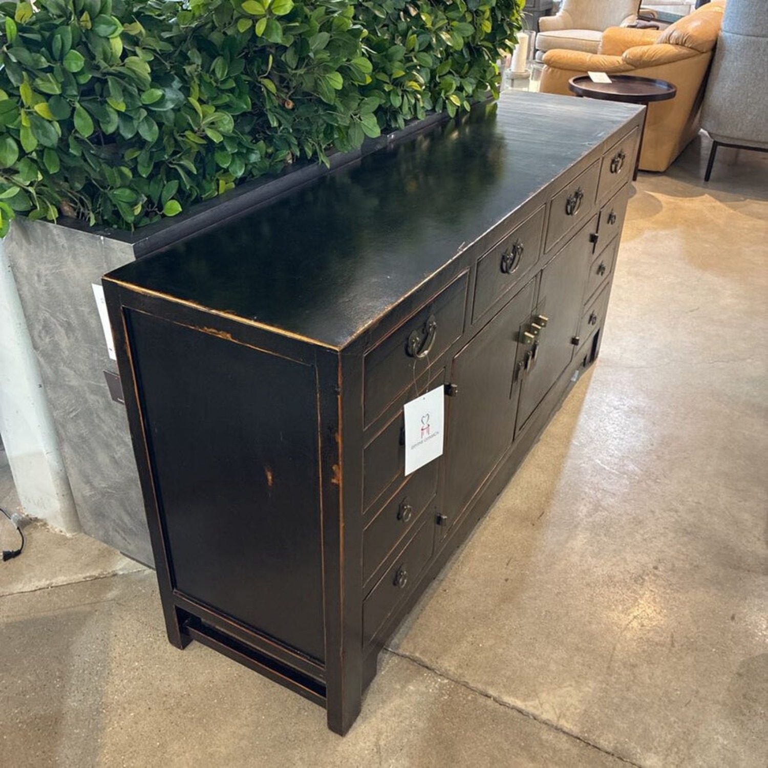 Asian Style Wood Media Console - image-2