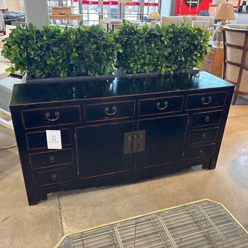 Used Asian Style Wood Media Console for sale on AptDeco