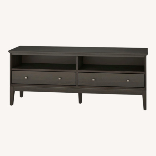 Used IKEA Idanas Dark Brown Wood TV Stand for sale on AptDeco