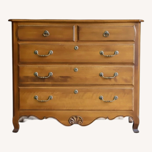 Used Ethan Allen Country French Natural Wood Dresser for sale on AptDeco