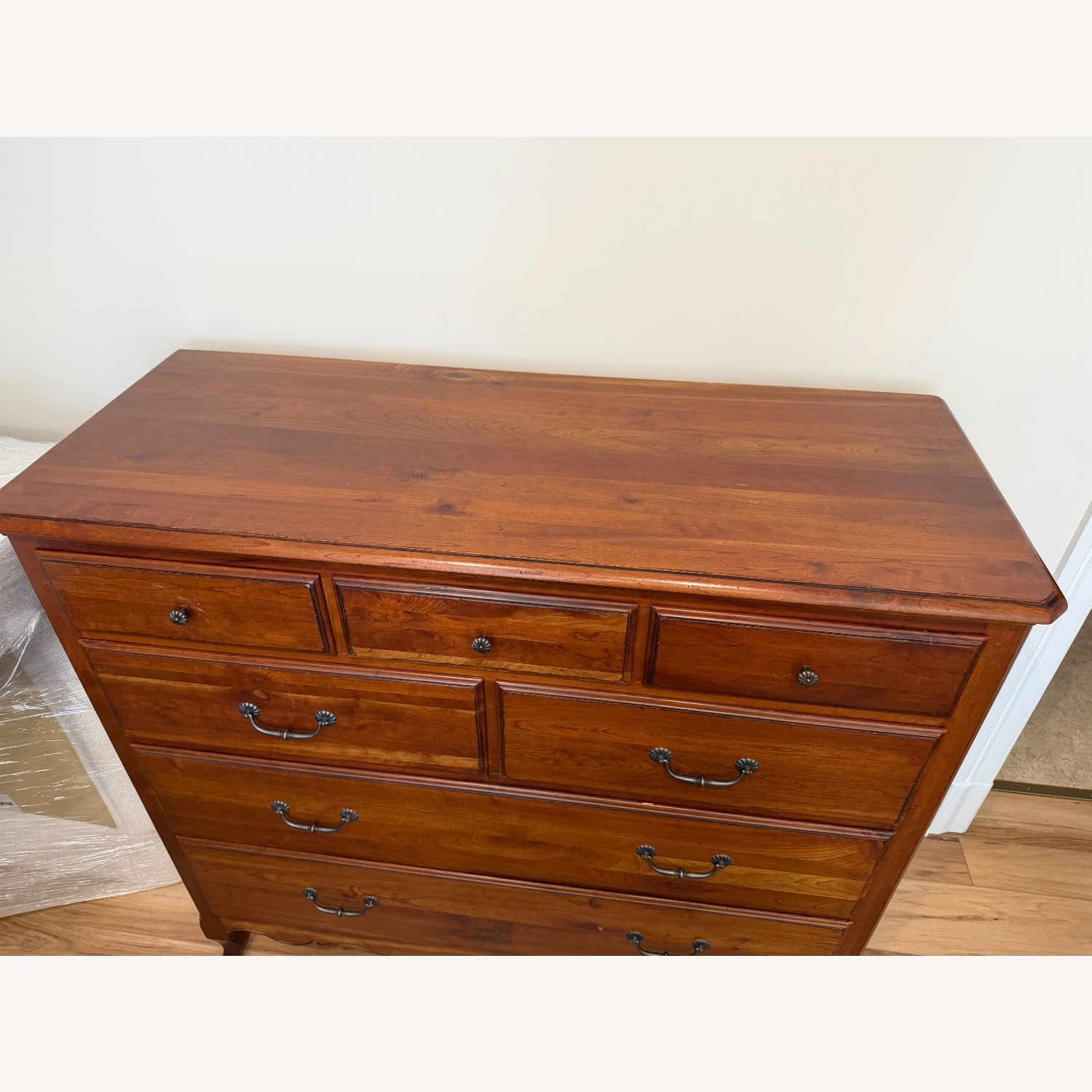 Ethan Allen Country French Natural Wood Dresser - image-1