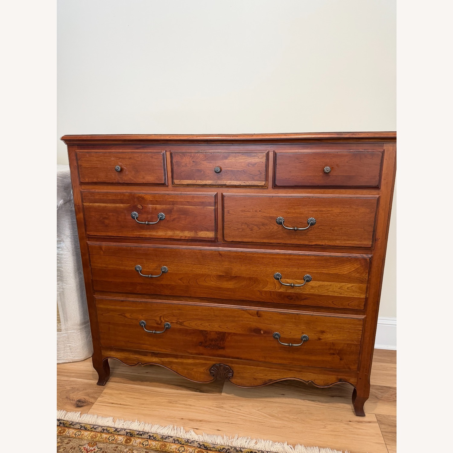 Ethan Allen Country French Natural Wood Dresser - image-3