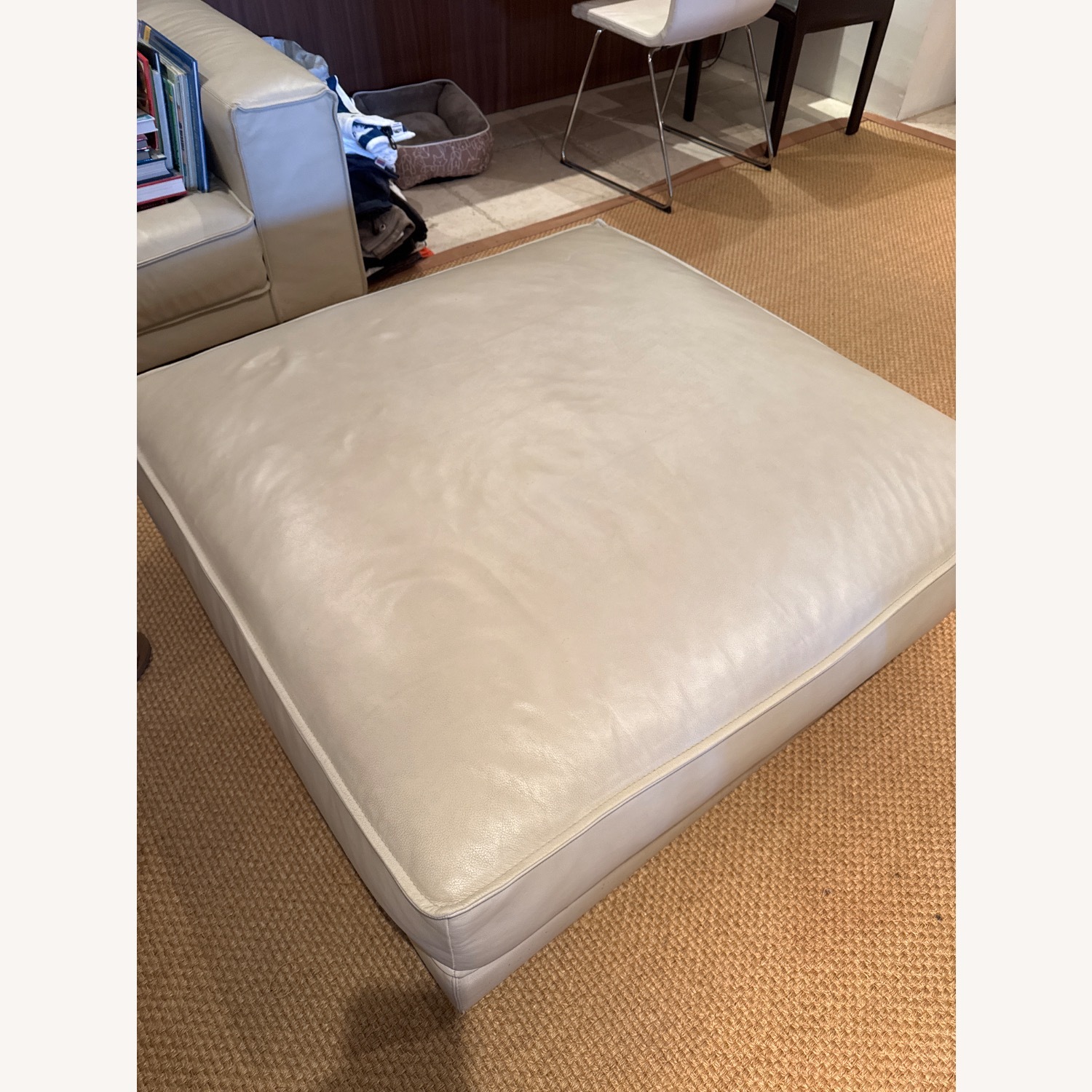 Italian L Leather Sectional - image-3