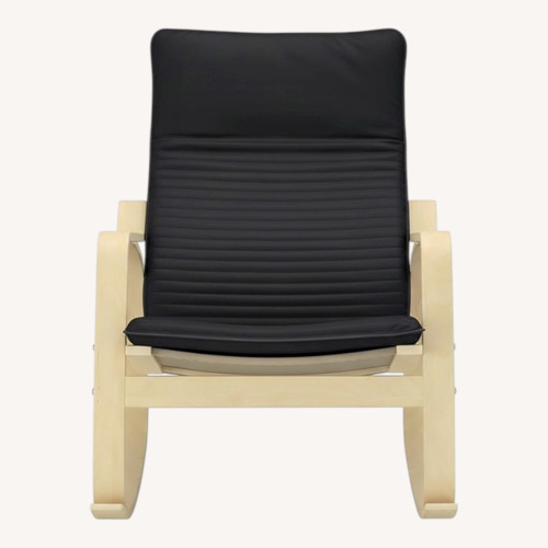 Used IKEA Poang Black Armchair for sale on AptDeco