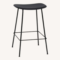 3 Muuto Fiber Counter Stools
