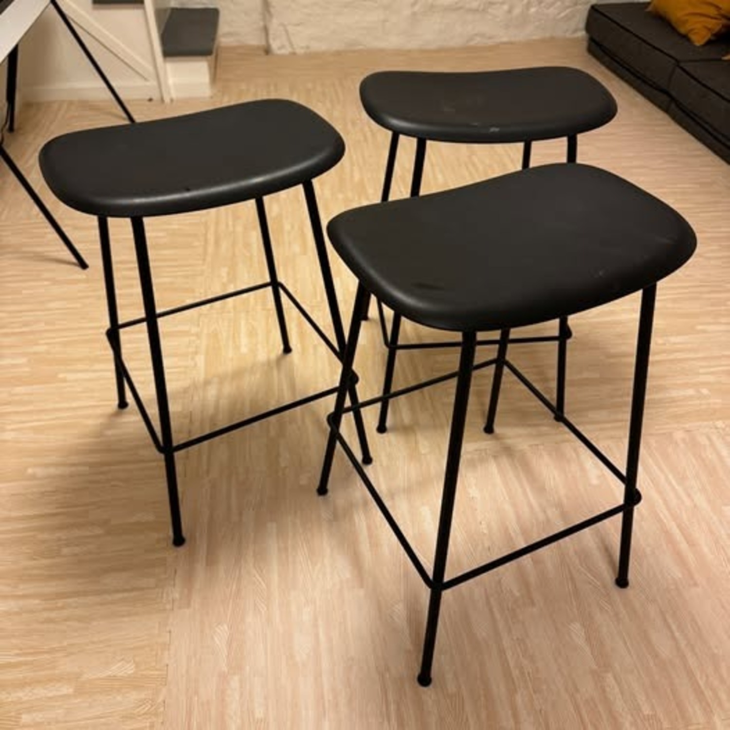 3 Muuto Fiber Counter Stools - image-3