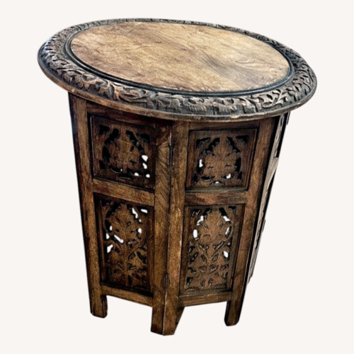 Used Rustic Wood End Tables  for sale on AptDeco