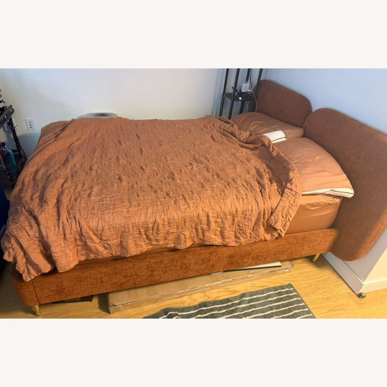 Willma Upholstered Platform Bed Frame and Headboard - image-3