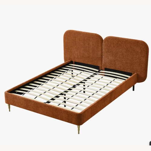 Used Willma Upholstered Platform Bed Frame and Headboard for sale on AptDeco