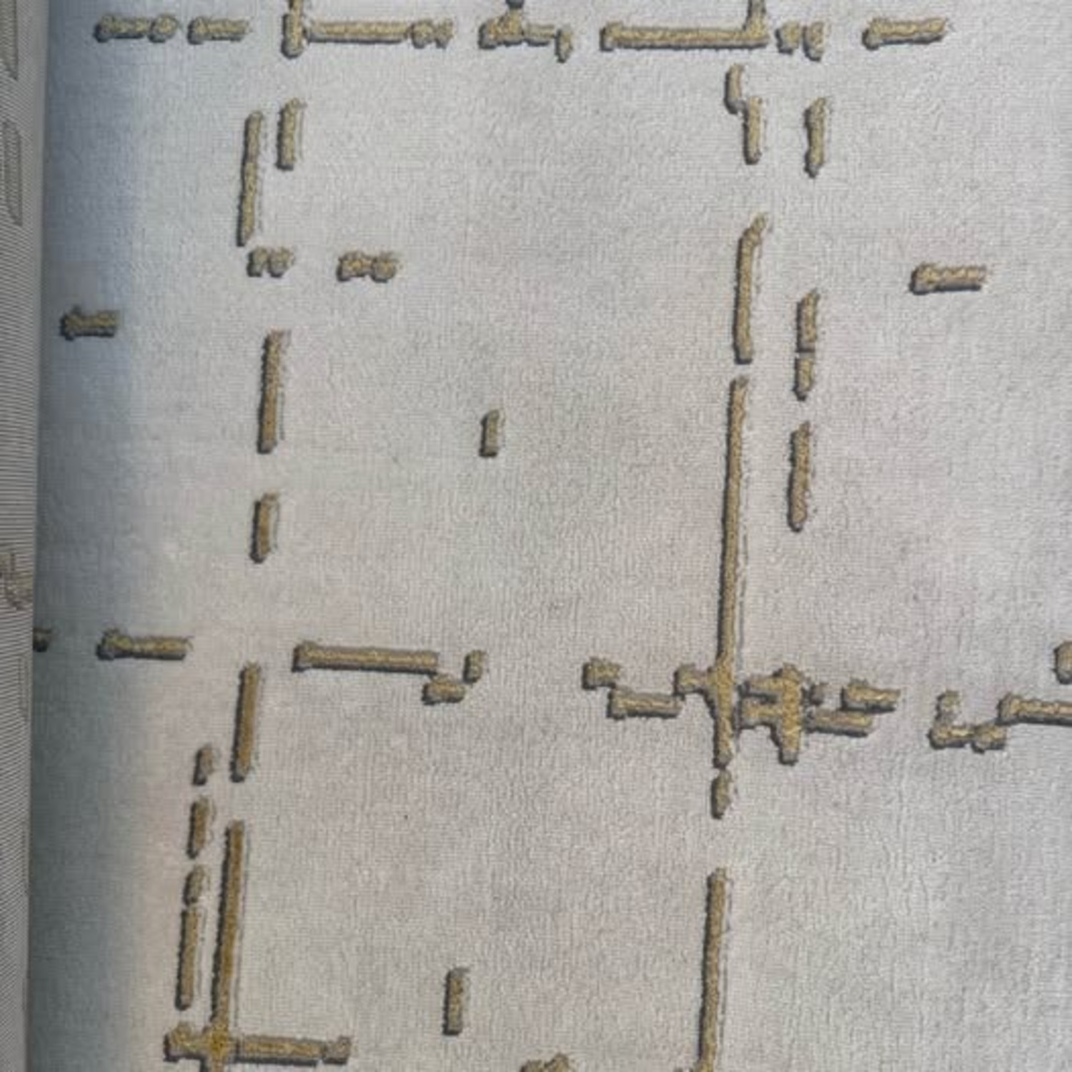 Geometric Abstract Turkish Area Rug Grey  8' x 11' - image-7