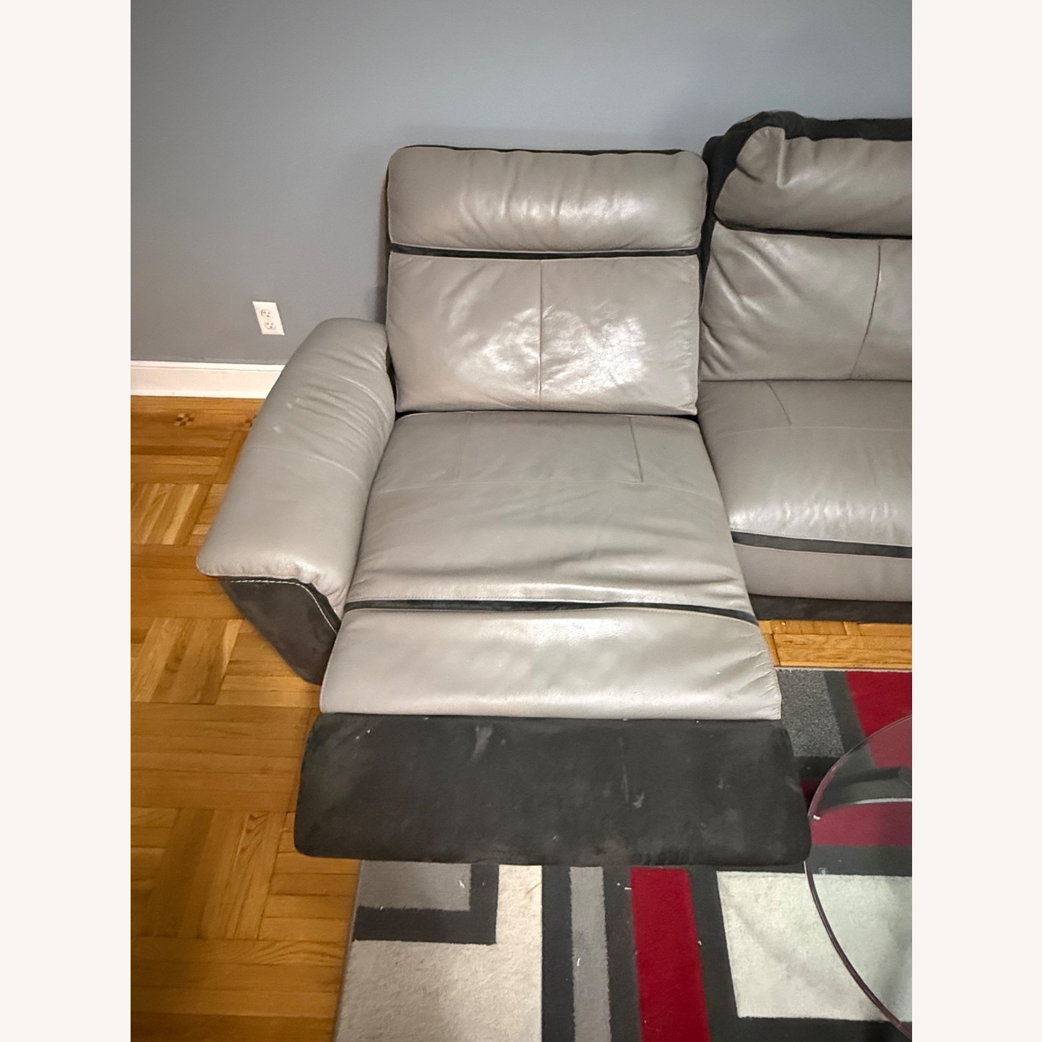 ESF Wholesale Furniture Dark Gray 3+ Seater Sofa - image-2