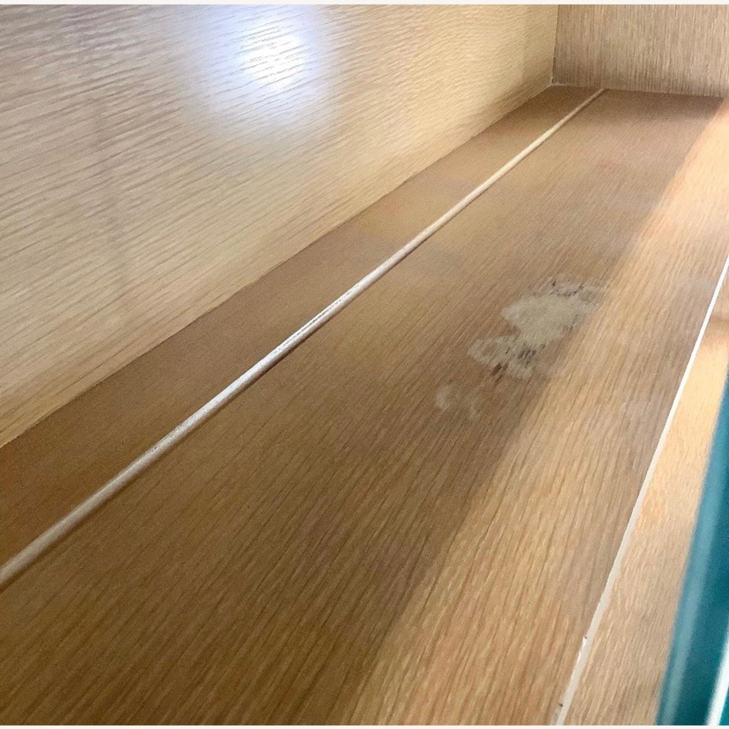 Mid-Century Blonde Cabinet With Display Topper - image-8