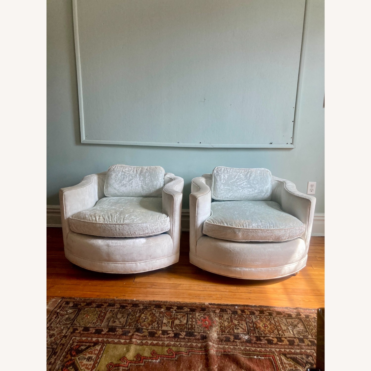 Vintage Swivel Club Chairs - image-2
