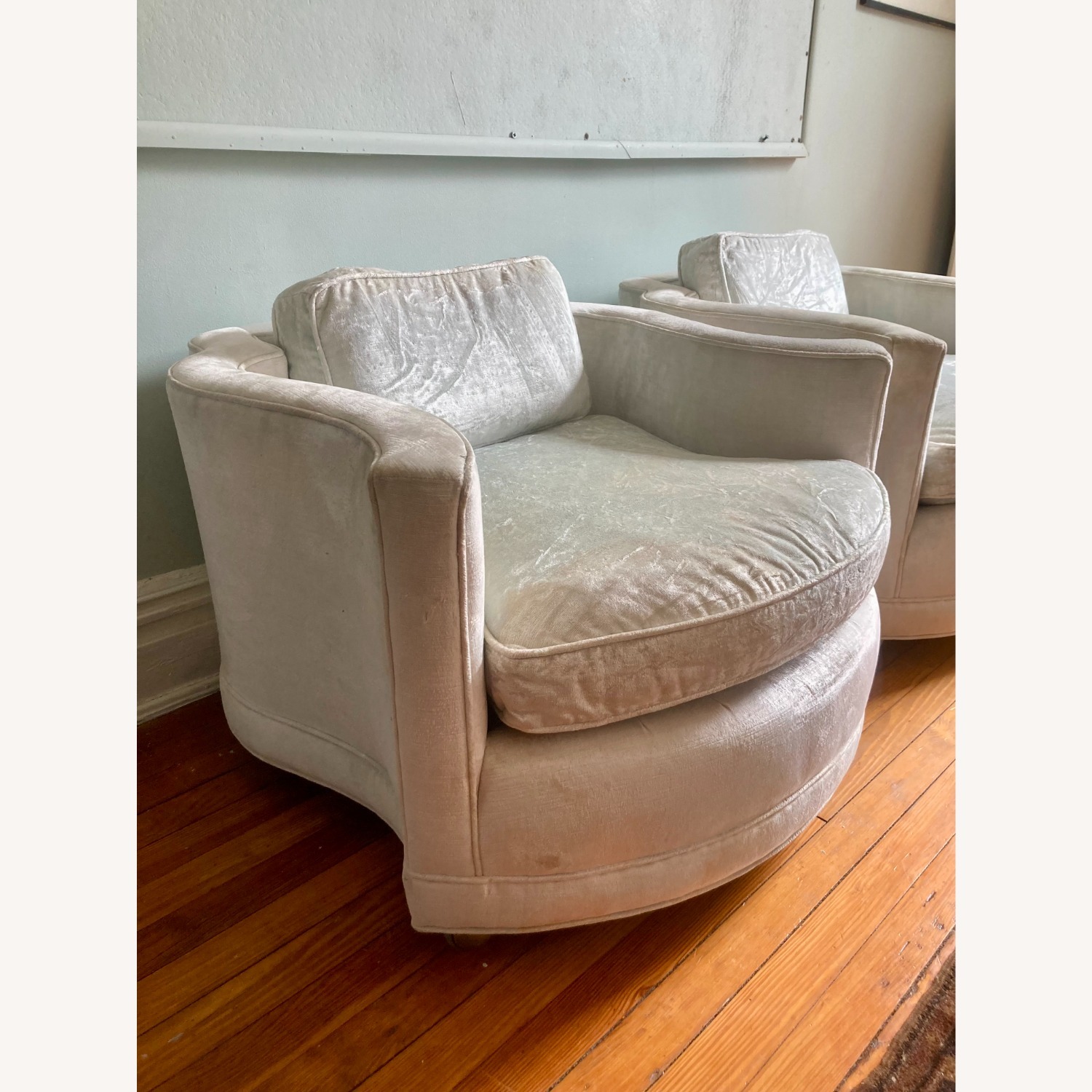 Vintage Swivel Club Chairs - image-8